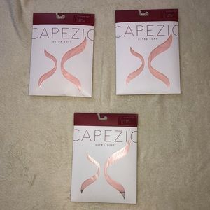 NWT! Capezio Pink Footless Tights